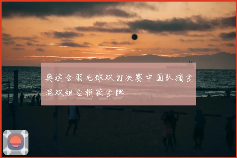 奥运会羽毛球双打决赛中国队摘金混双组合斩获金牌