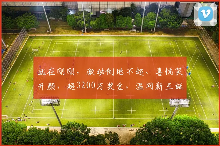 就在刚刚,激动倒地不起、喜悦笑开颜,超3200万奖金,温网新王诞生:2大里程碑