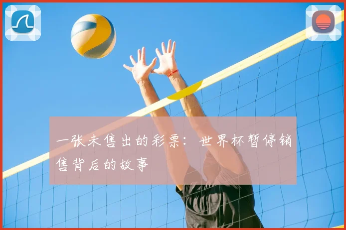 一张未售出的彩票：世界杯暂停销售背后的故事